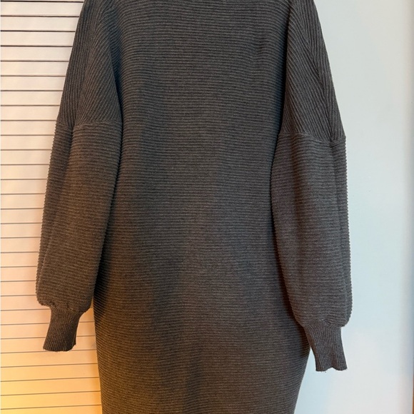 Deluc Gray Open-Front Sweater - Picture 2 of 4